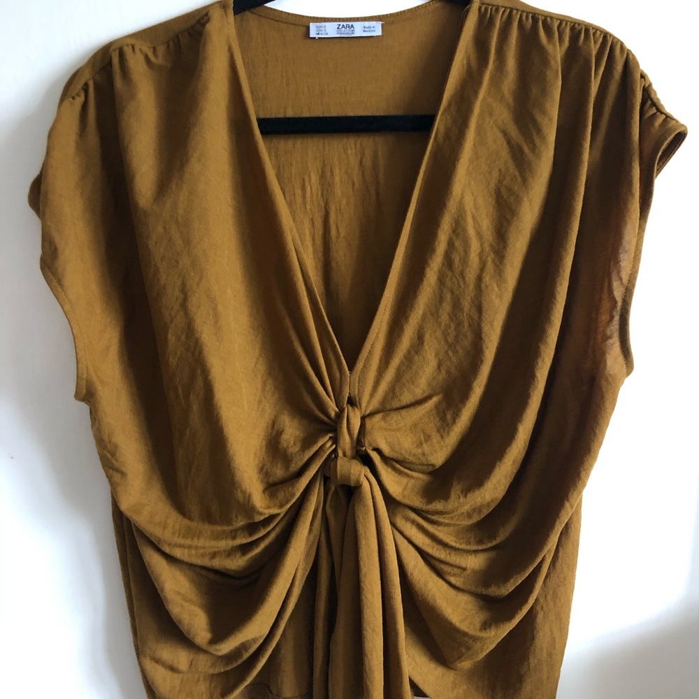 Zara knot top